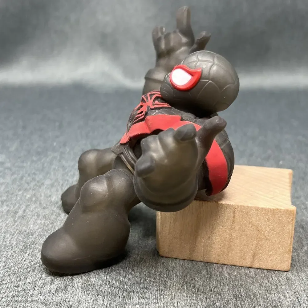 Goo Jit Zu Marvel Glow Surge Miles Morales Spider Man Stretchy Action Figure